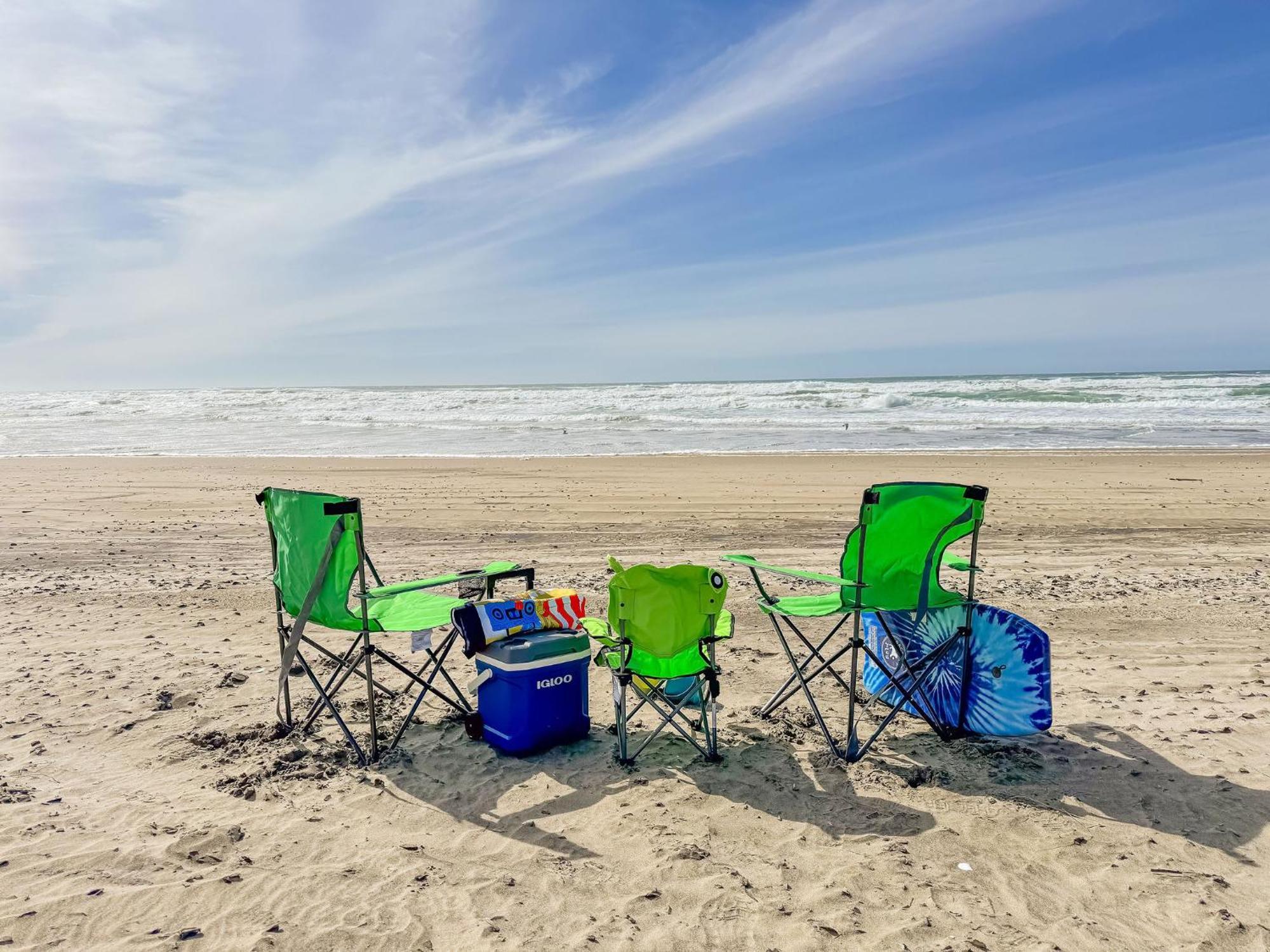 Steps From The Beach! Hottub, $1M Ocean View, Deck Waldport Exteriér fotografie